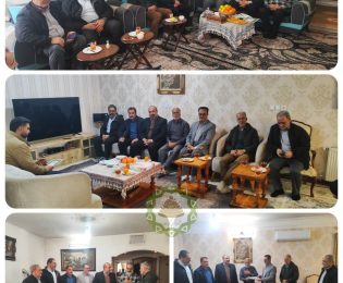 دیدار شهردار و اعضای شورای اسلامی شهر با جانبازان سرافراز آقایان بغدادی و شیرزاد بمناسبت روز جانباز
