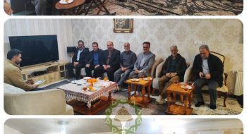 دیدار شهردار و اعضای شورای اسلامی شهر با جانبازان سرافراز آقایان بغدادی و شیرزاد بمناسبت روز جانباز