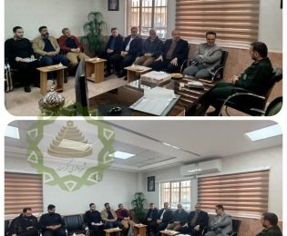 دیدار شهردار و اعضای شورای اسلامی شهر با سرهنگ ادهم،فرمانده سپاه ناحیه گرمسار بمناست روز پاسدار