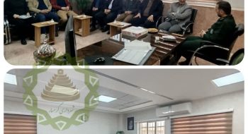 دیدار شهردار و اعضای شورای اسلامی شهر با سرهنگ ادهم،فرمانده سپاه ناحیه گرمسار بمناست روز پاسدار