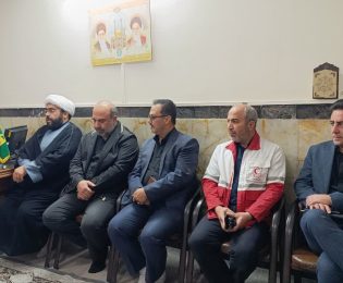 حضور مسئولین در جلسه هماهنگی برنامه های سوگواری برای رهبر شهید انقلاب