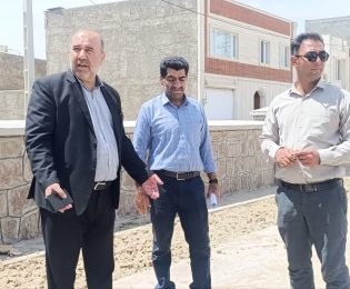 بازدید دکتر عابدینی  از روند اجرای پروژه پارک استوناوند