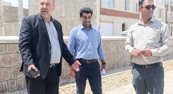 بازدید دکتر عابدینی  از روند اجرای پروژه پارک استوناوند