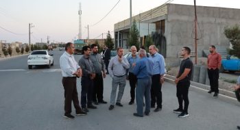 ✅ بازدید میدانی اعضای شورای اسلامی شهر و کارشناسان شهرداری از «منگر»
