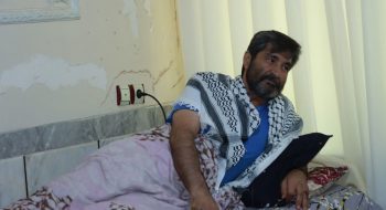 دیدار با جانباز سرافراز به مناسبت هفته دولت