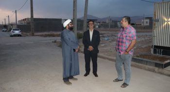 بازدید شهردار و عضو شورای اسلامی شهر گرمسار از اراضی خیابان پاسداران