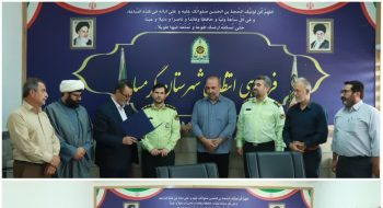 دیدار شهردار و اعضای شورای اسلامی شهر گرمسار با فرمانده انتظامی شهرستان