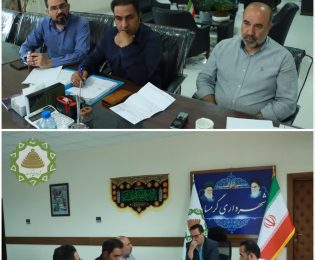 نشست بررسی برنامه‌های توسعه حمل‌ونقل شهری در شهرداری گرمسار