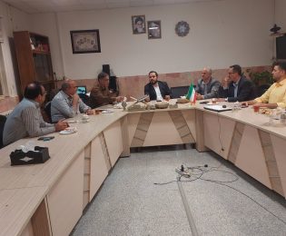 جلسه پیگیری احداث میدان دانشگاه آزاد اسلامی گرمسار
