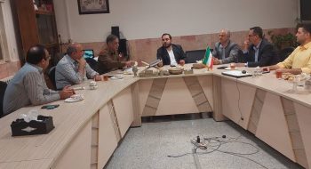 جلسه پیگیری احداث میدان دانشگاه آزاد اسلامی گرمسار